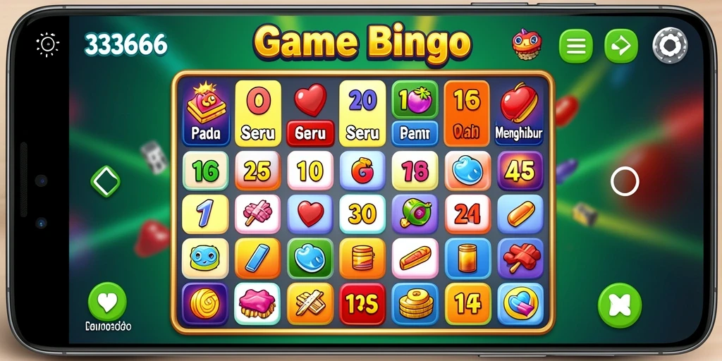 Gameplay seru Bingo di 333666 dengan interaksi pengguna.