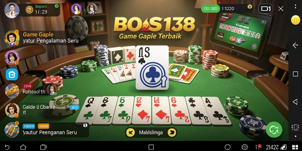 Screenshot gameplay Gaple yang menarik dan seru.