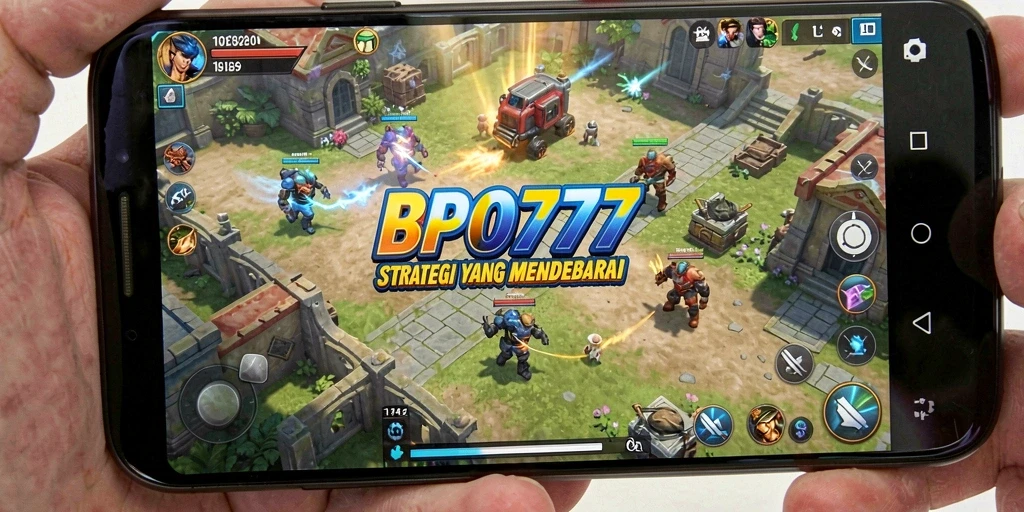 Tampilan memukau dari gameplay strategi BPO777.