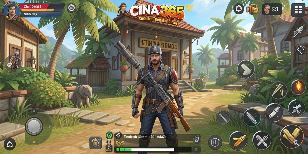 Tampilan utama <strong>CINA365</strong> yang memukau dengan gameplay simulasi yang menarik.