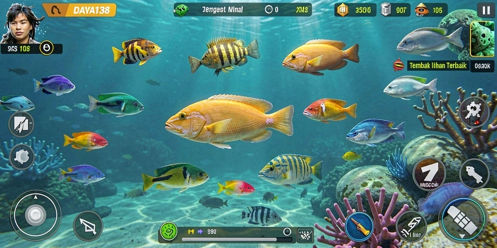 Gameplay seru berburu ikan di DAYA138.
