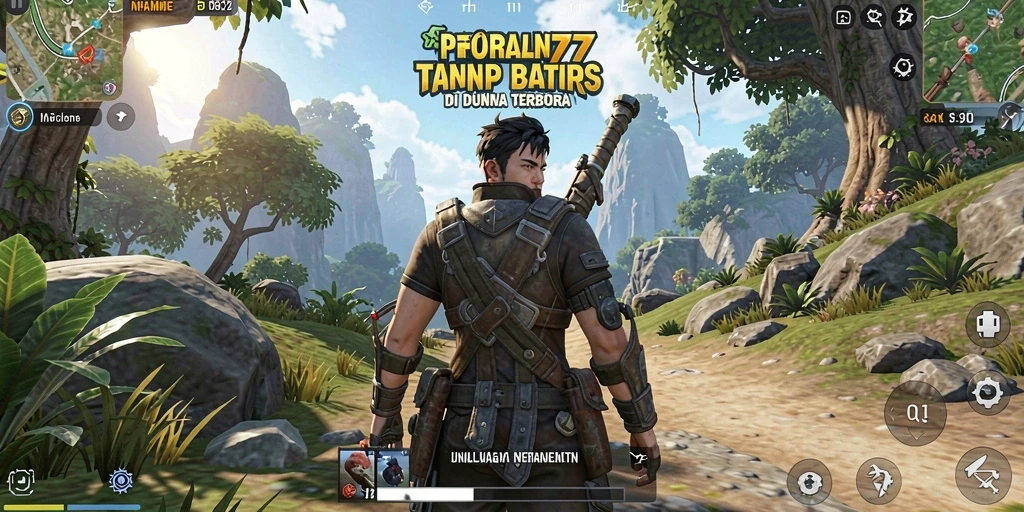 Tampilan gameplay DORA77 dengan eksplorasi dunia terbuka yang menakjubkan.