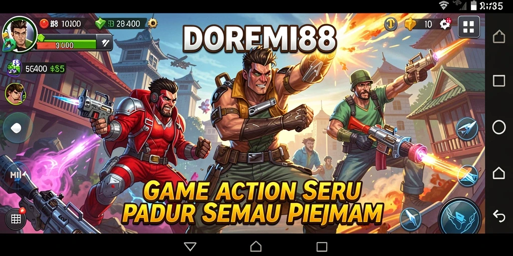 Tampilan gameplay seru di DOREMI88 dengan aksi yang mendebarkan.