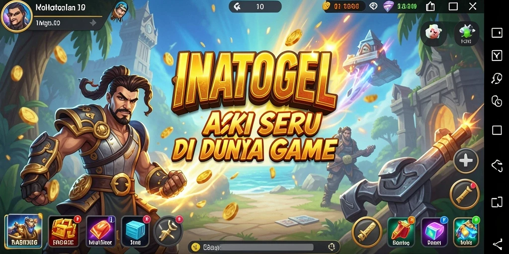 Tampilan gameplay seru INATOGEL dengan aksi menegangkan.