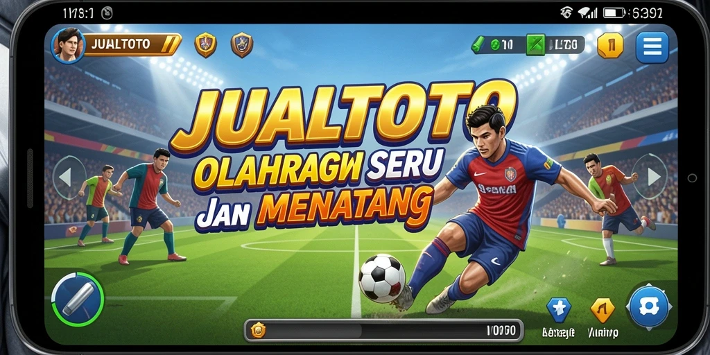 Tampilan gameplay seru di JUALTOTO dengan aksi mendebarkan.