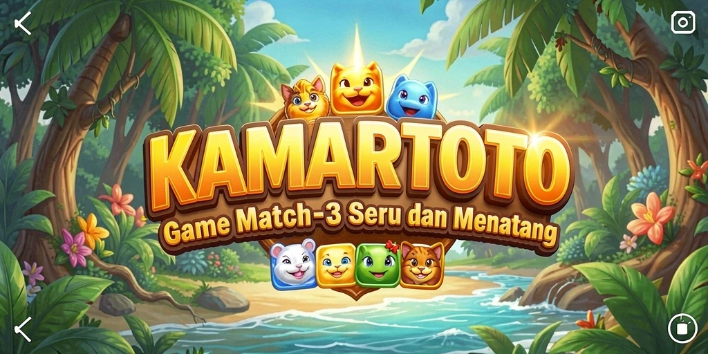 Gameplay KAMARTOTO menampilkan proses pencocokan item yang seru.