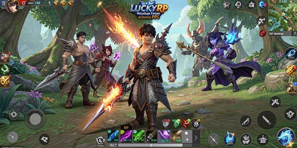 Menampilkan gameplay RPG yang mendebarkan dengan pertarungan epik