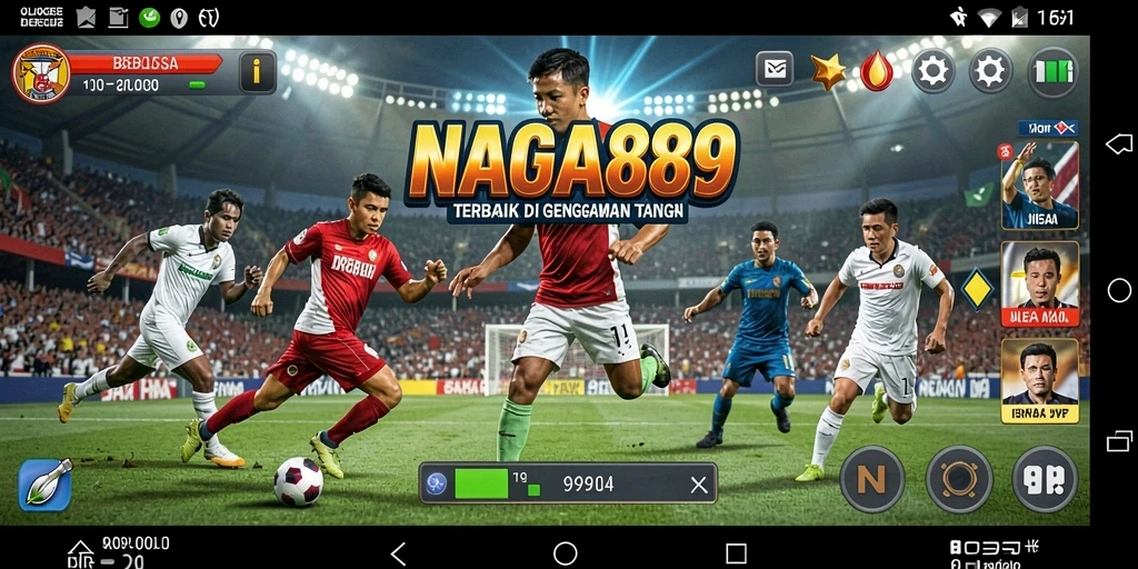 Tampilan gameplay seru dalam aplikasi NAGA889 dengan berbagai cabang olahraga.