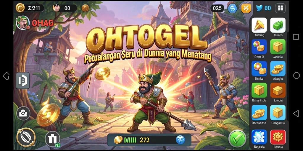 Gameplay OHTOGEL yang mendebarkan dalam petualangan eksplorasi.