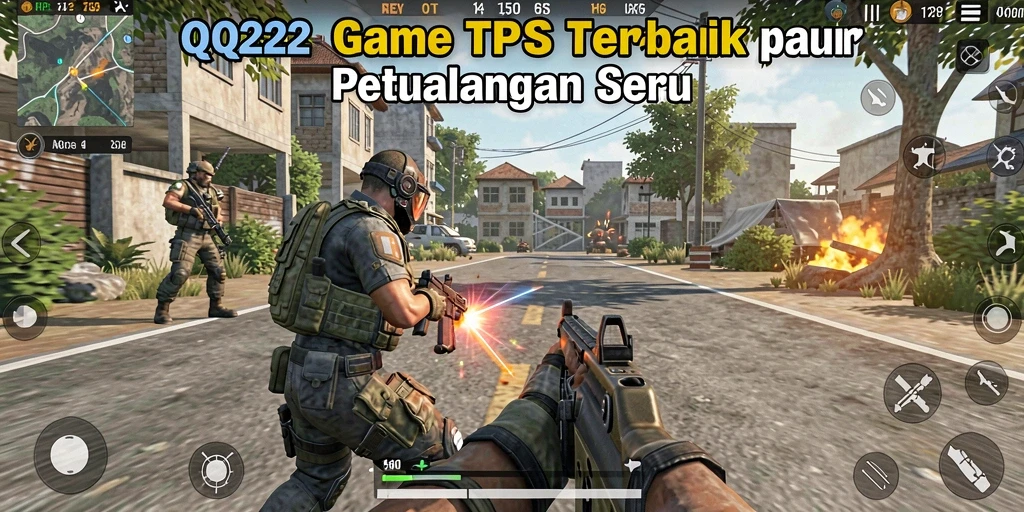 Gameplay QQ222 yang mendebarkan dalam aksi tembak-menembak.