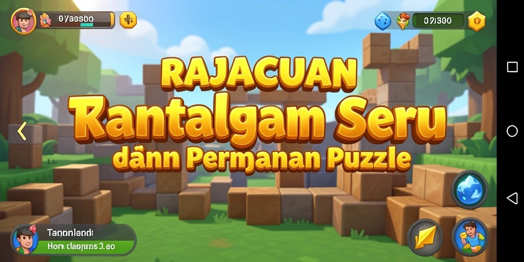 Tampilan gameplay RAJACUAN yang menantang dan seru.