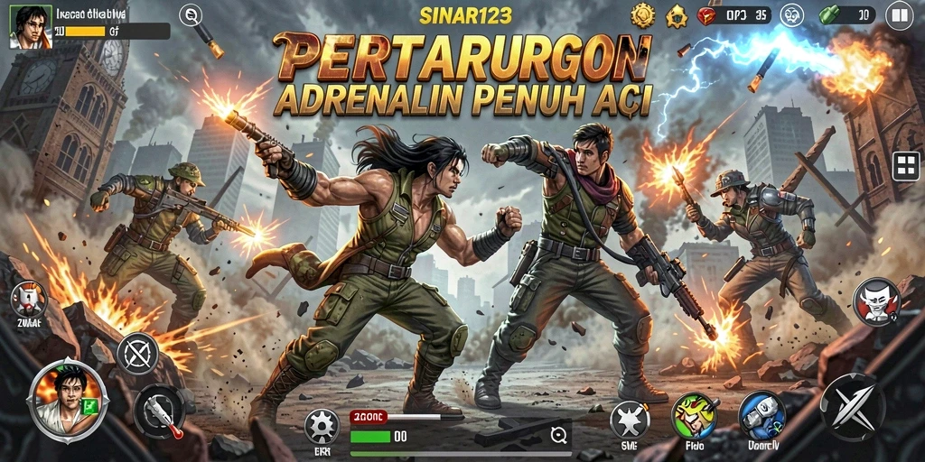 Tampilan menegangkan dari gameplay SINAR123 yang penuh aksi.