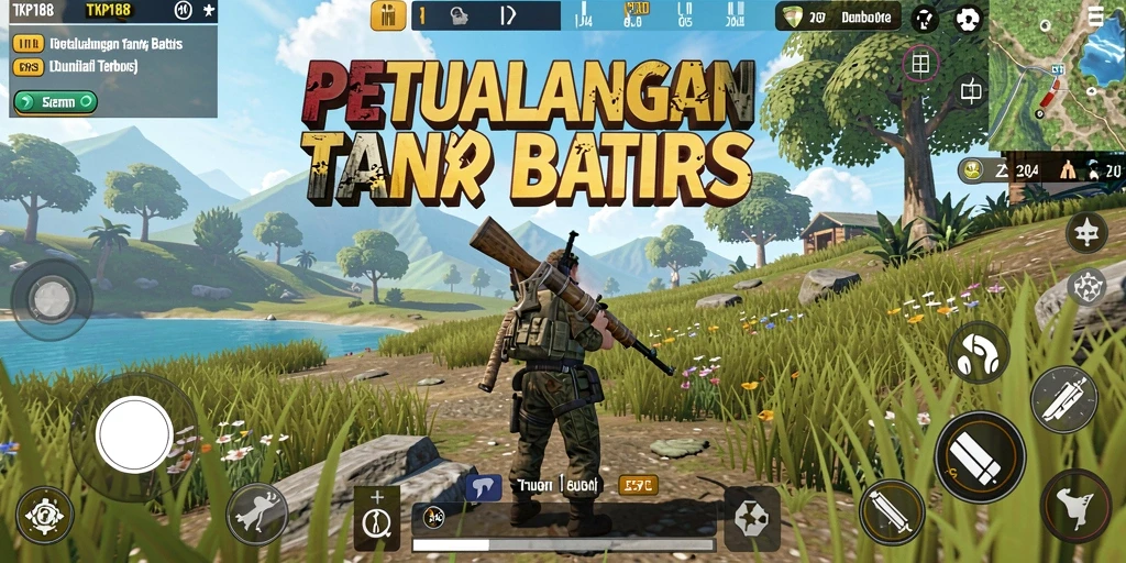 Tampilan gameplay TKP188 dengan dunia terbuka yang menawan.