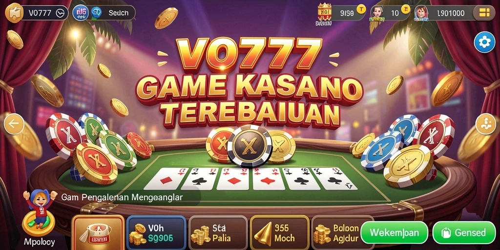 Gameplay Kasino VO777 yang menakjubkan dengan grafik berkualitas tinggi.